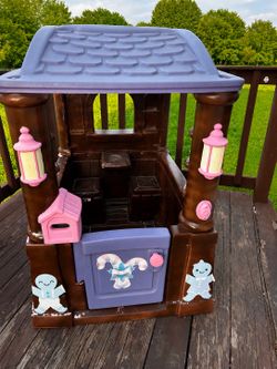 Outside playhouse