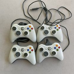 Xbox 360 controlers x 4 
