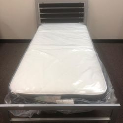 Twin Bed With Mattress 