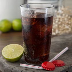 Carlisle 12 oz Stackable Pebbled Plastic Tumblers – Clear, Case of 24