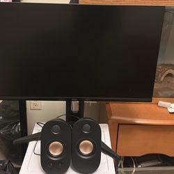 24” Onn Monitor w/ Speakers