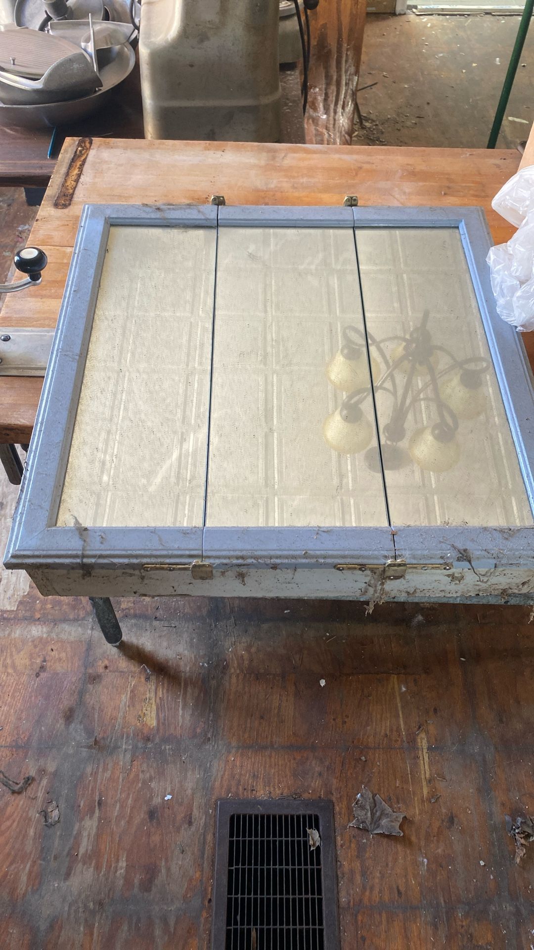 Old Medicine Cabinet With Mirror