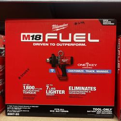 Milwaukee M18 Fuel 1” High Torque Impact Wrench With One Key Tool Only