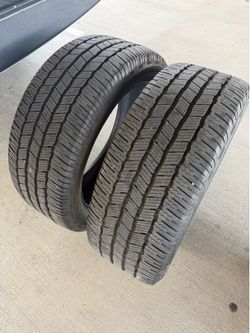2 used Michelin Defender Tires. 285/45R22