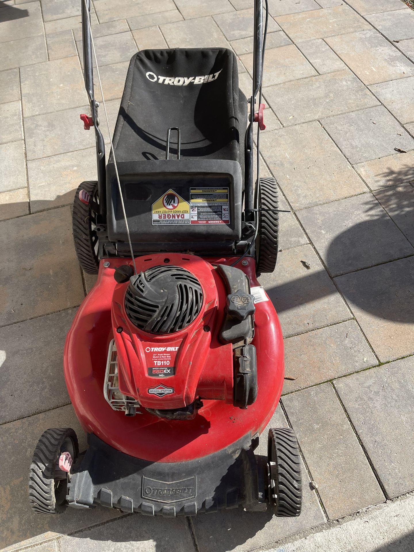 Troy Built 21" Push Lawn Mower