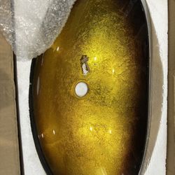 All New Bathroom Artists Glass Vessel Sink Boatshape 