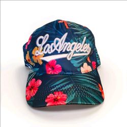 Baseball Cap Hawaiian Tropical Floral Adjustable Hat Los Angeles Curved Men Hats
