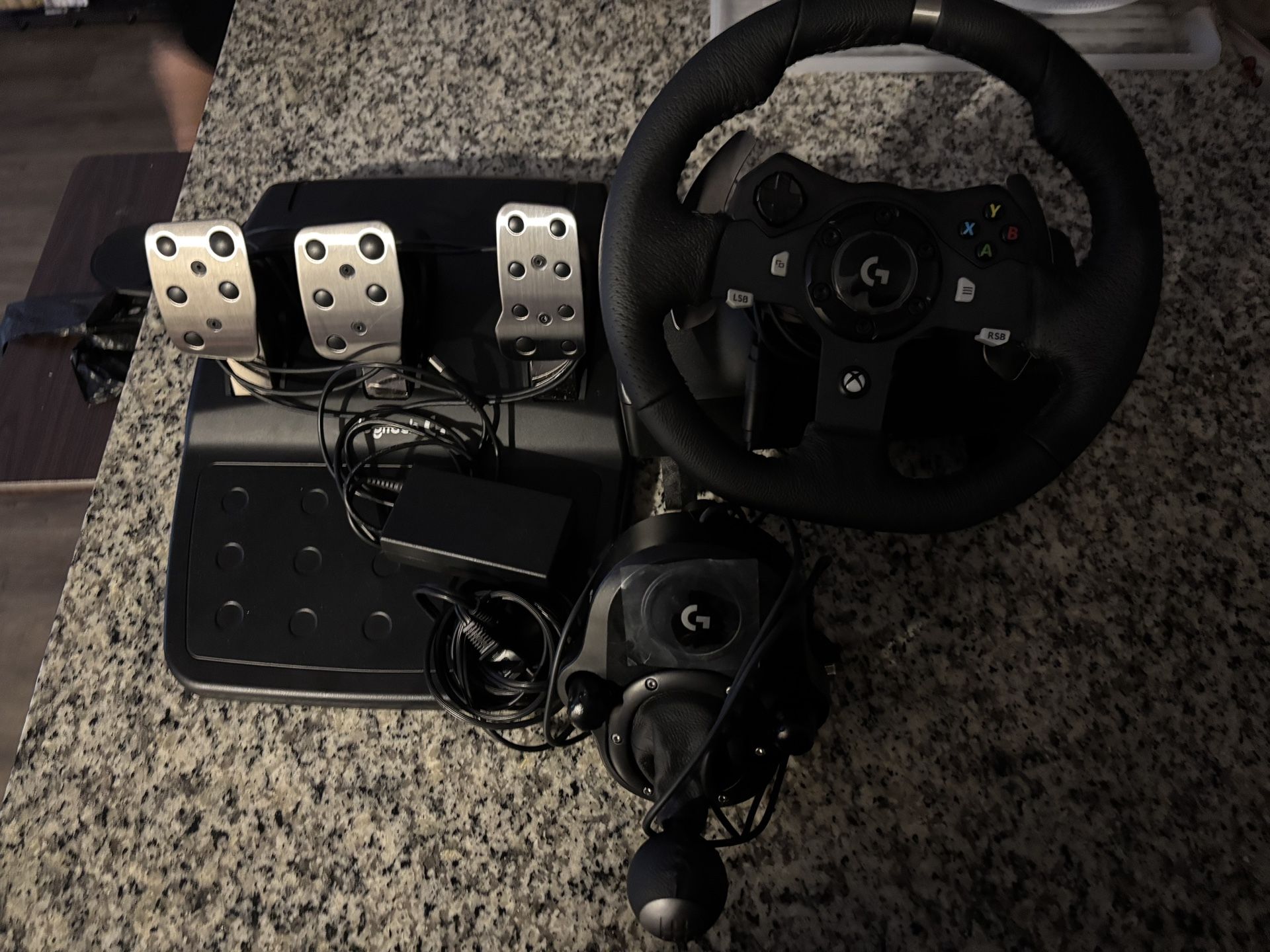 Logitech G920 Steering Wheel With Pedals And Shifter