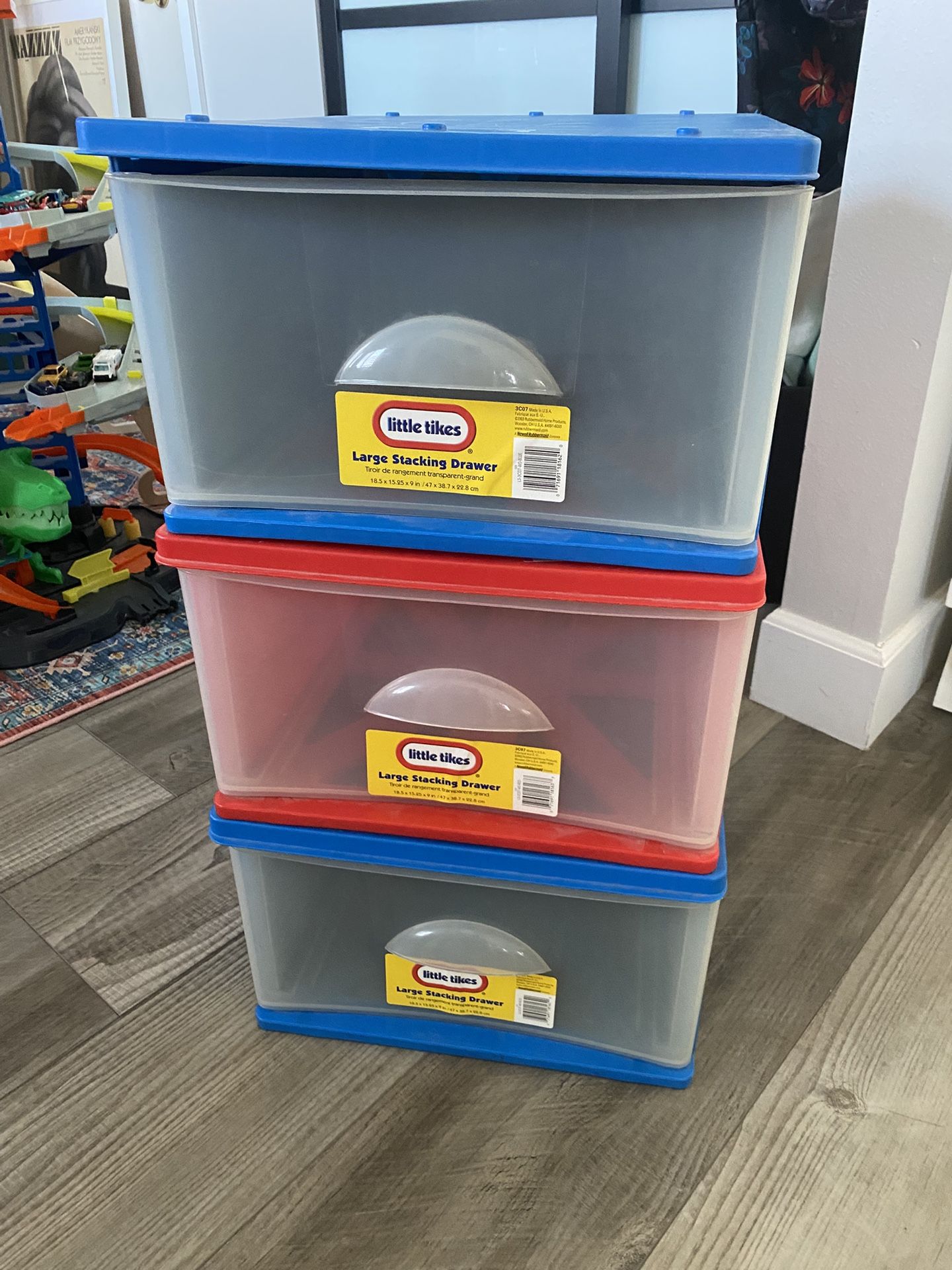 Vintage Little Tikes Stackable Storage Drawers