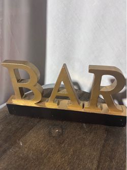 Gold sign