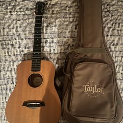 Baby Taylor Acoustic Guitar with Built In Pickup and Case