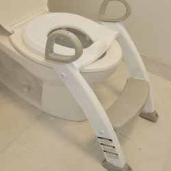 Potty Training Seat with Step and Handles