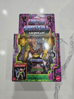 Masters of the Universe x Turtles of Grayskull  2-Bopsteady Action Figure New