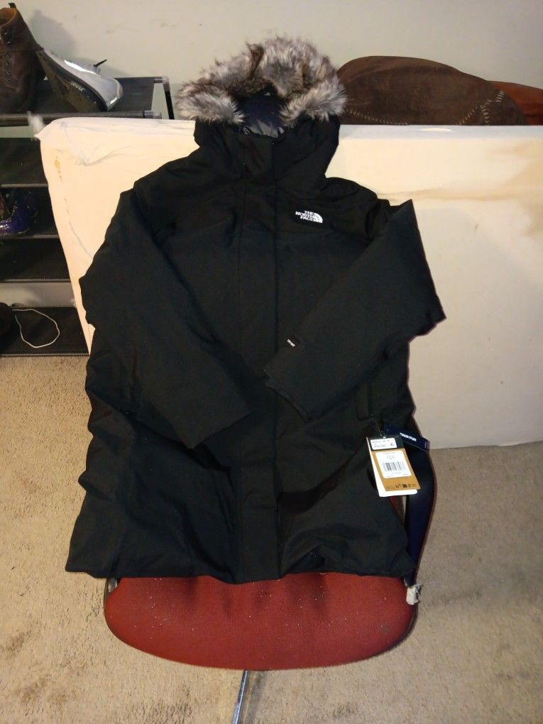 The North Face Black Parka Foxx Fur