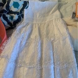 White Communion Dress Girls 