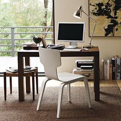 West Elm Parsons Desk Brown
