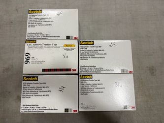 3/4” Scotch adhesive tape rolls (Worth over $1000)
