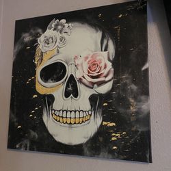 Three Skull Canvas