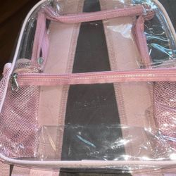 Pink Clear Bag 