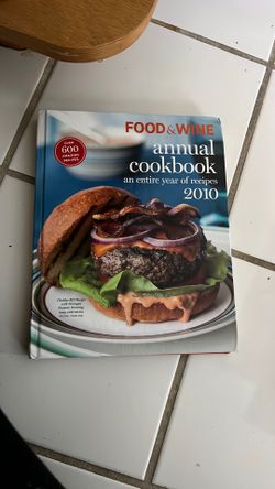 Food and wine cook book