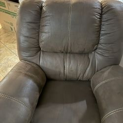 Genuine Leather Recliner 