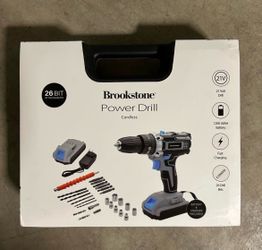 Brookstone Drill Set New in Box never used