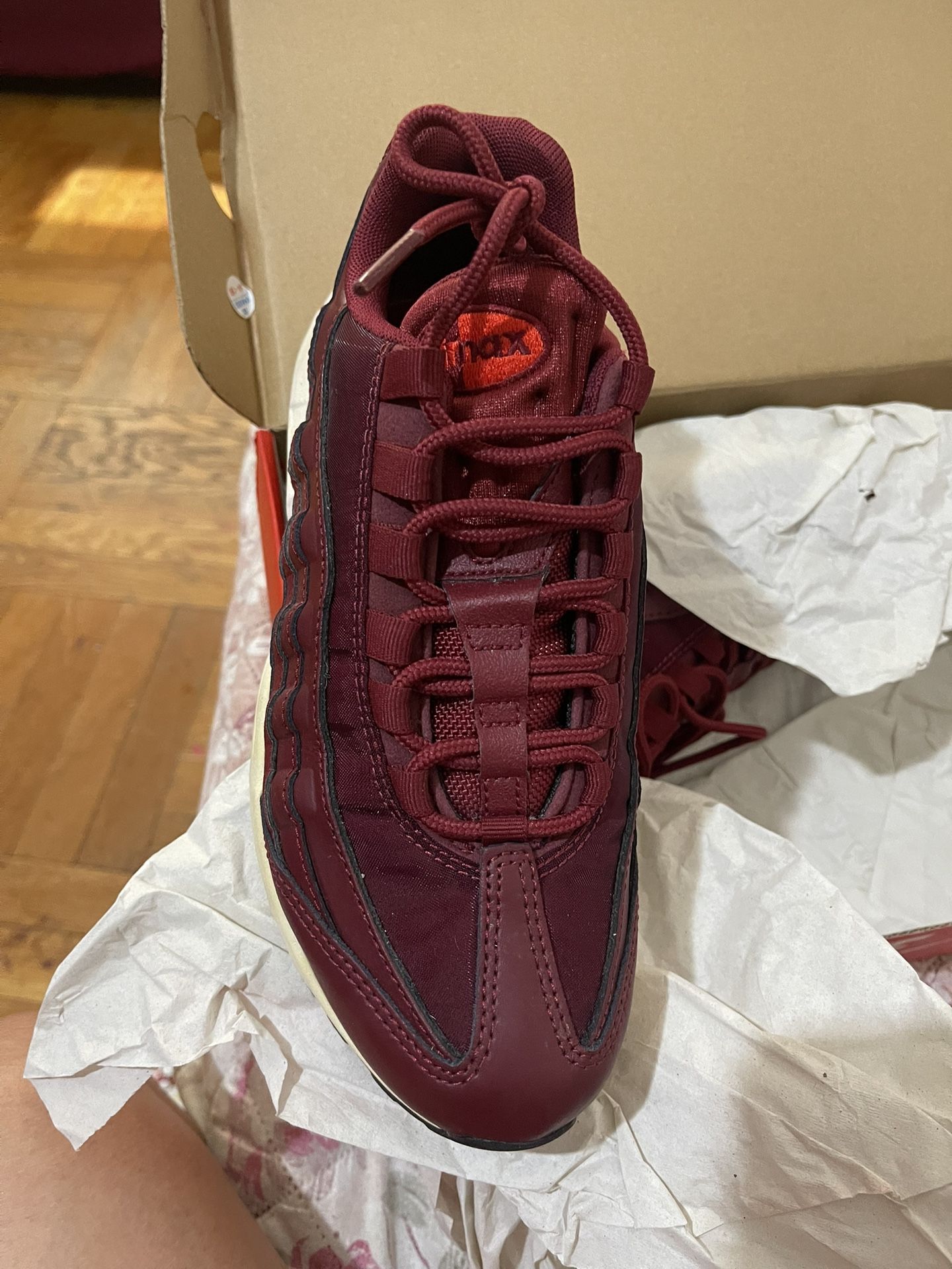 Nike Air Max 95 Team Red Maroon Women's Sneakers