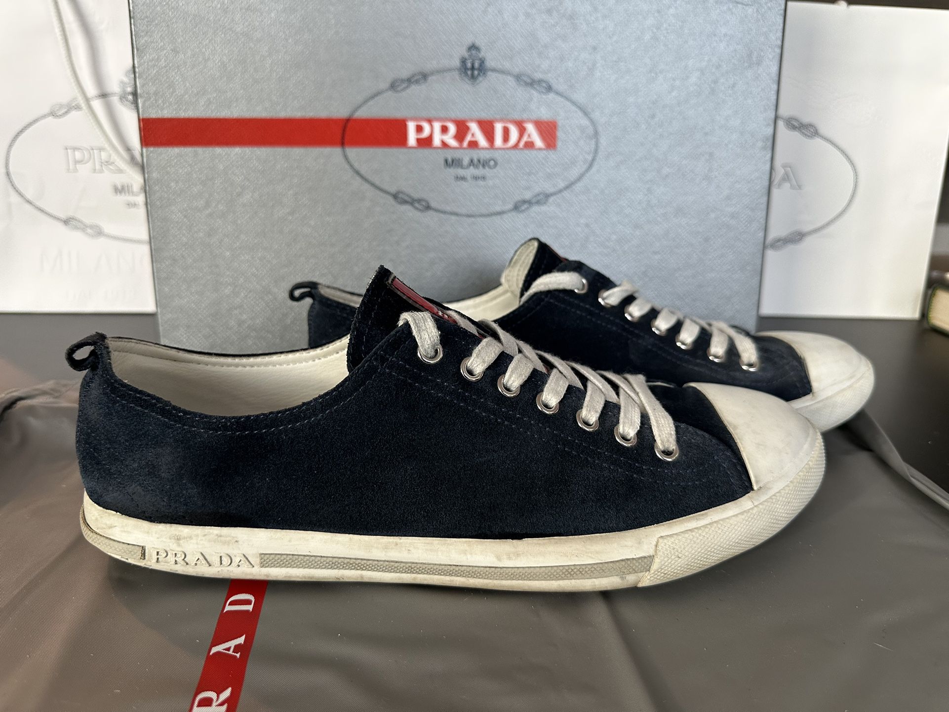 Prada Bowling Shirt & Prada American Cup Sneakers for Sale in New York, NY  - OfferUp