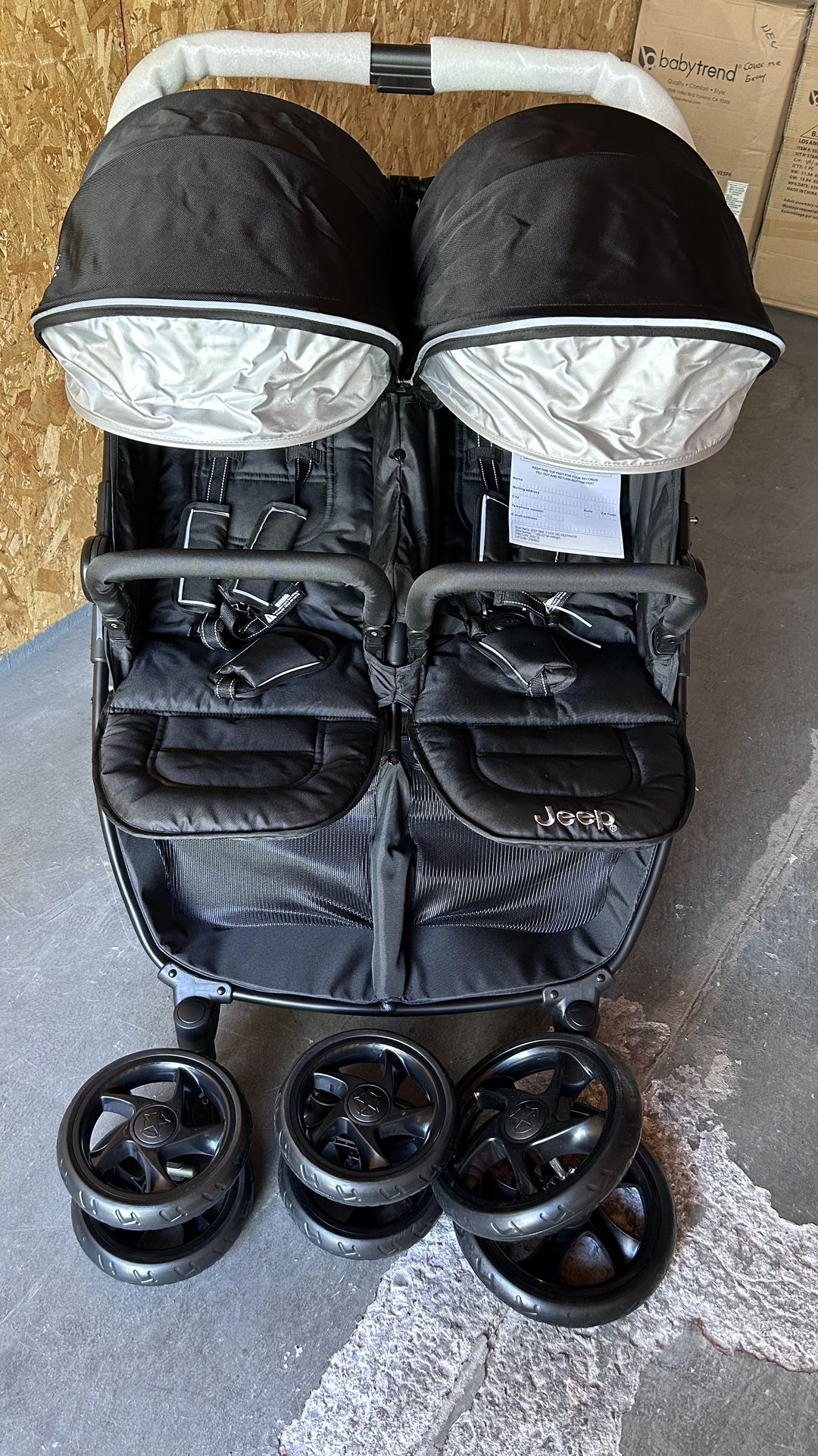 JEEP DOUBLE STROLLER