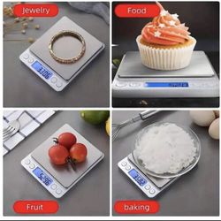 1pc Digital Food Scale, Kitchen Scale Measuring In Grams And Ounces, High Precision Electronic Weight Scale, Dorm Room & Apartment Essentials, Back To