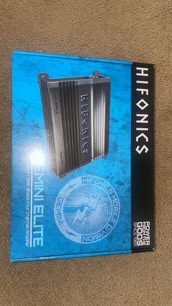 Hifonics Amp Gemini Elite