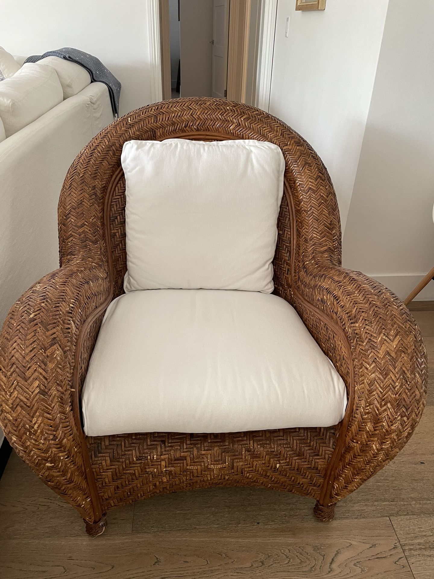 Pottery Barn Wicker Chair