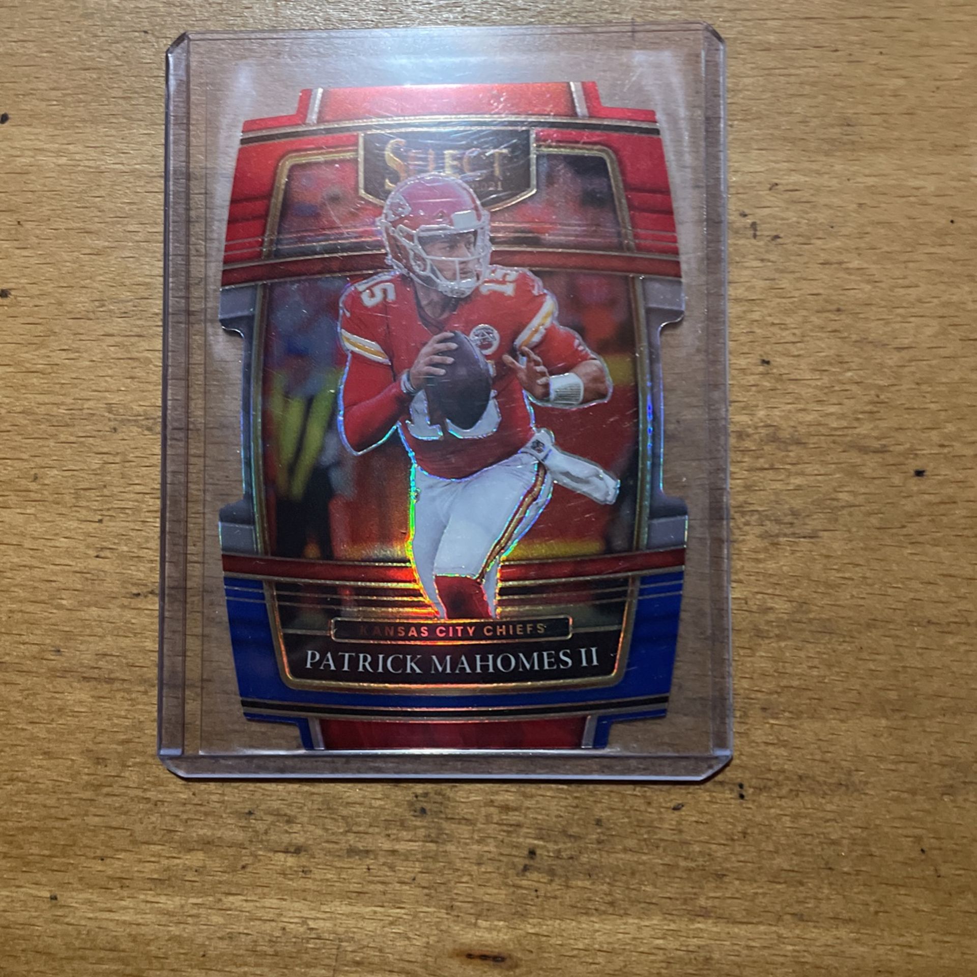 2021 SELECT PATRICK MAHOMES II SILVER DIE CUT CARD 