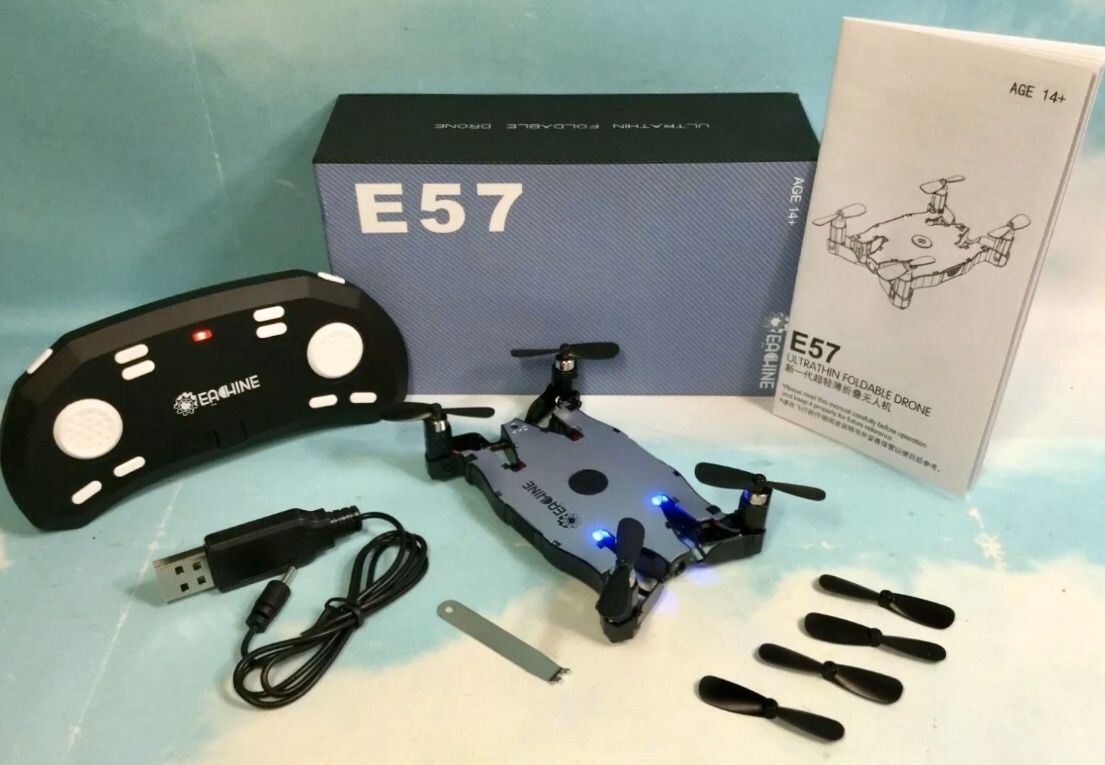 2 New Sealed In The Box Eaching E57 Mini Drones