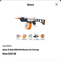Splat-R-ball SRB1200 Blaster 