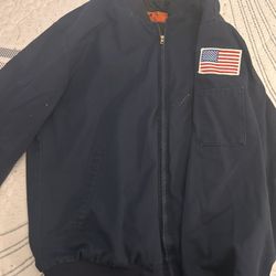 Thrifted Bomber Jacket