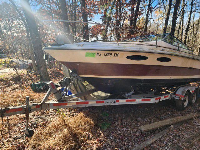 21 Foot Mercury Cruiser 230/ V8 Inbound Engine Boat And Trailer.. Will Sell Engine/Boat/Trailer Separate If Needed.