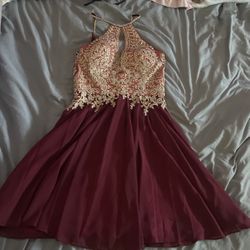 Prom/Party Maroon Dress