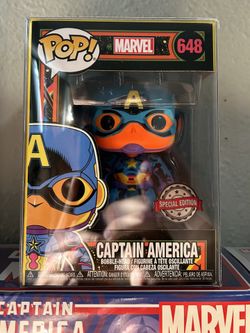 Funko Pop -marvel -captain America #648