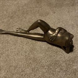 Metallic Frog Decor
