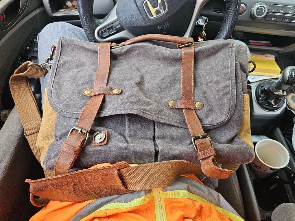 Canvas Book Bag