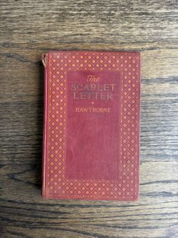 Antique Hardback Book -The Scarlet Letter