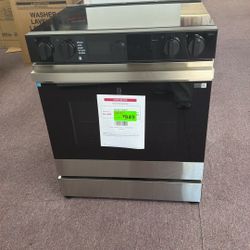 Stove Slide In Stainless Steel New Open Box 1 Year Warranty 