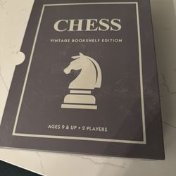 Bookshelf Chess Set