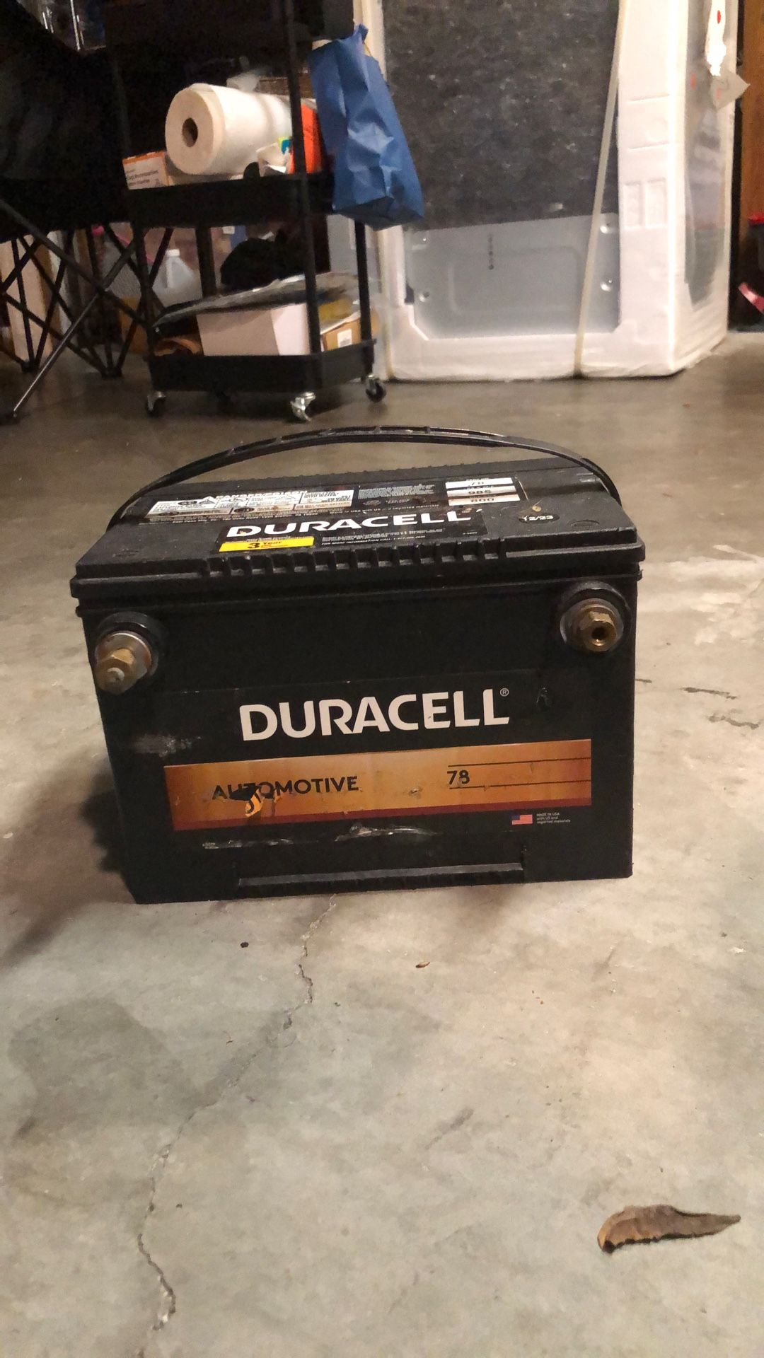 Duracell Car Battery – Group 78 – Excellent Condition