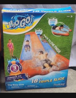 H2o triple slide water fun new
