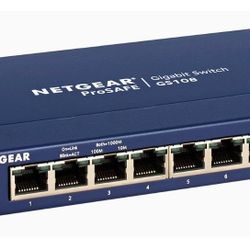 NETGEAR 8-PORT GIGABIT ETHERNET SWITCH