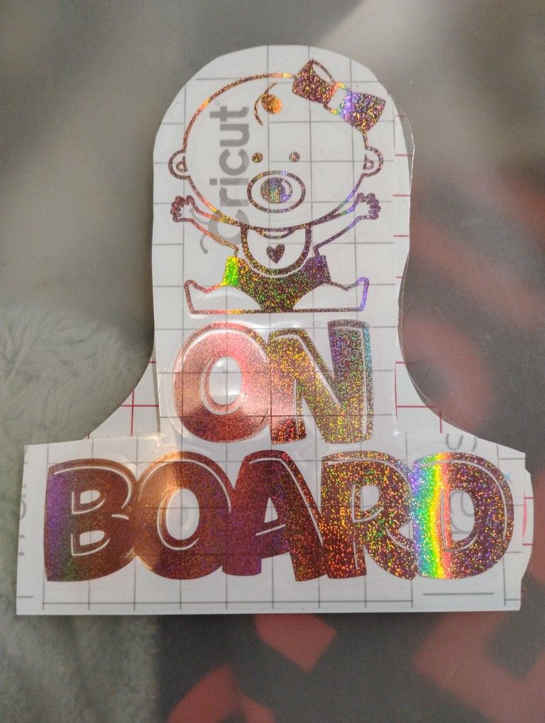 Baby on Board Vinyl Decals