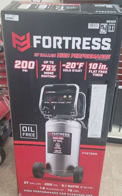 FORTRESS 27 GALLON  200 PSI