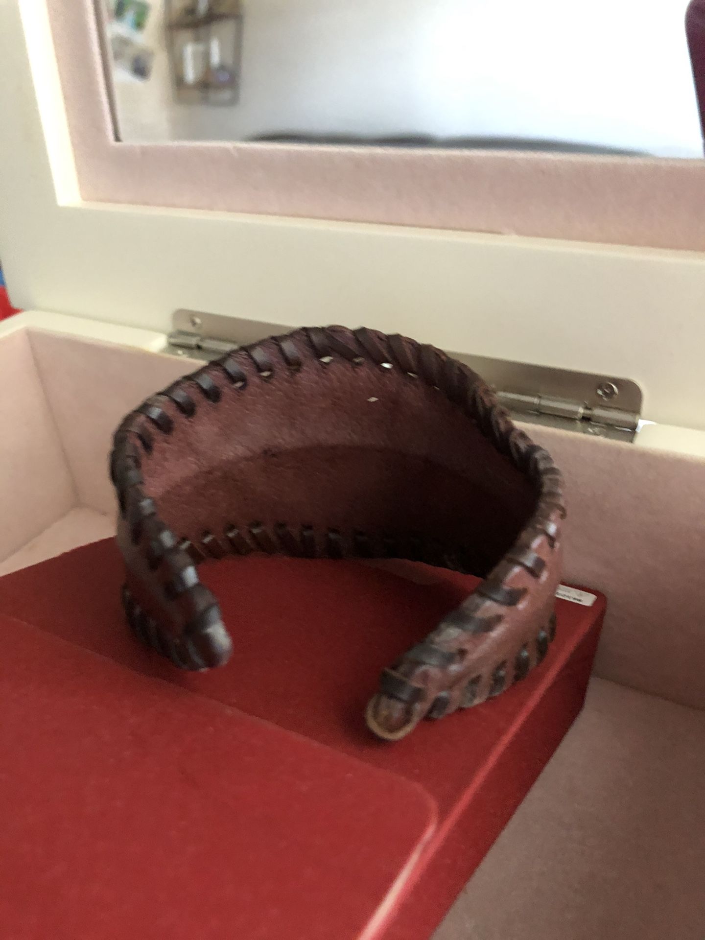 Brown lather Bracelet